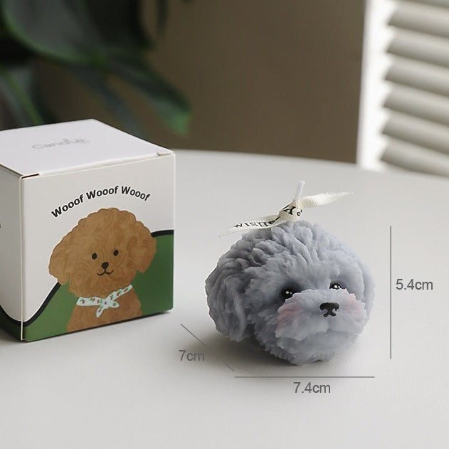 Cozy Dog Candle | Aesthetic Home Decor & Gift