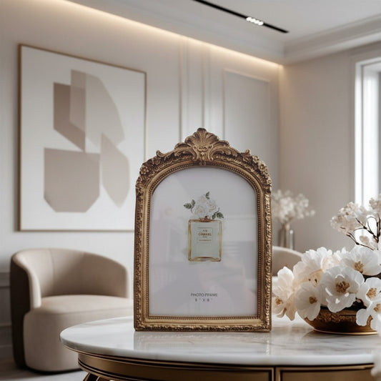 Vintage Aesthetic Photo Frame | Elegant Desk & Wall Display