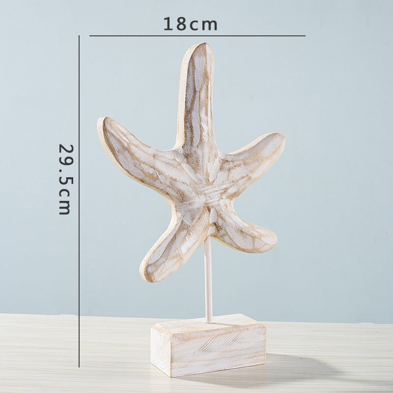 Starfish Wooden Wall Decor | Coastal Home Decoration