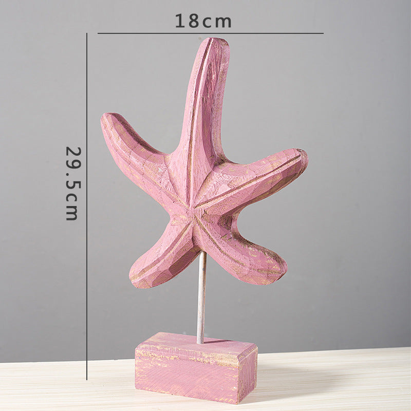 Starfish Wooden Wall Decor | Coastal Home Decoration