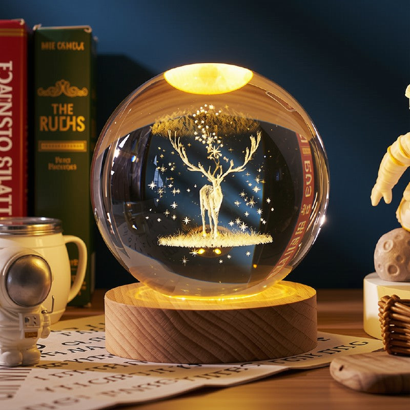 Starry Crystal Ball Night Lamp
