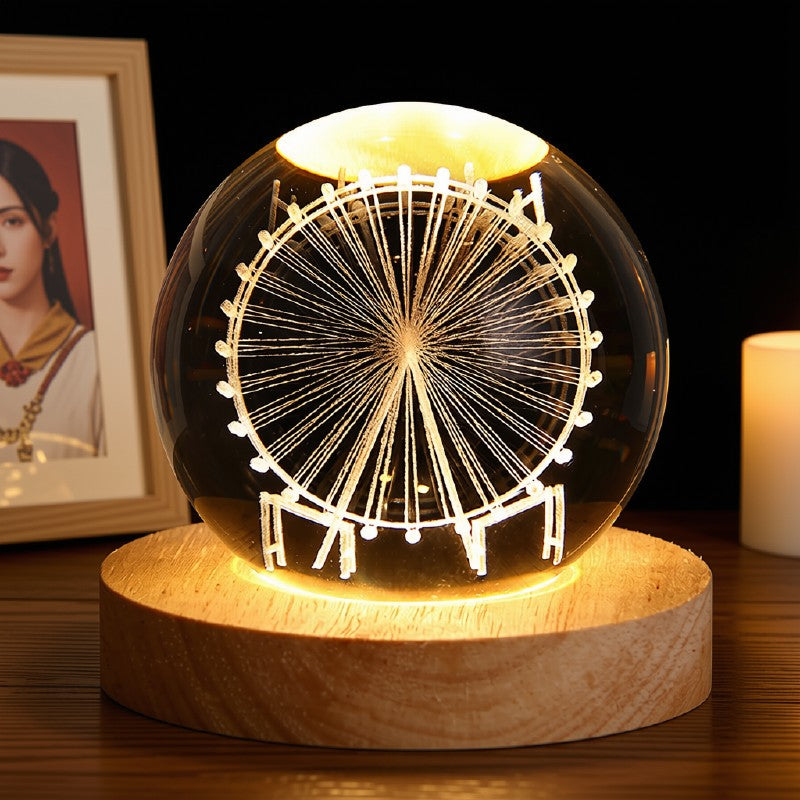 Starry Crystal Ball Night Lamp