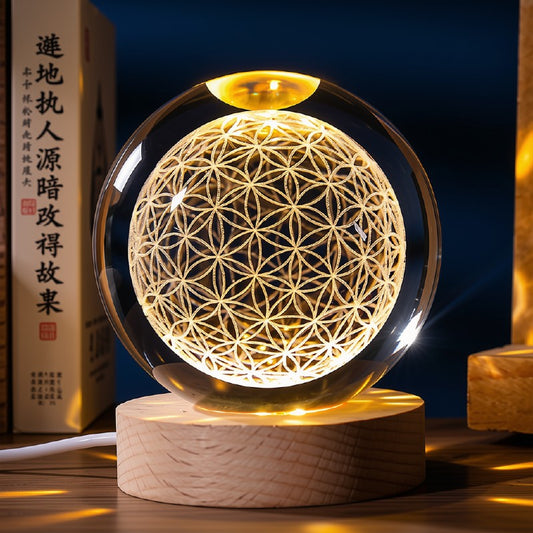 Starry Crystal Ball Night Lamp