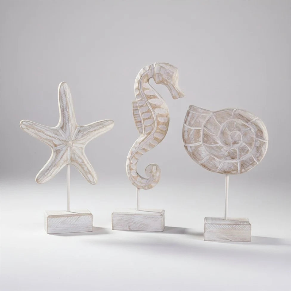 Starfish Wooden Wall Decor | Coastal Home Decoration